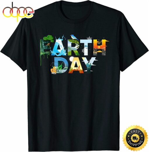 Earth Day Environmental Protection Save Tree &amp Animals T-Shirt