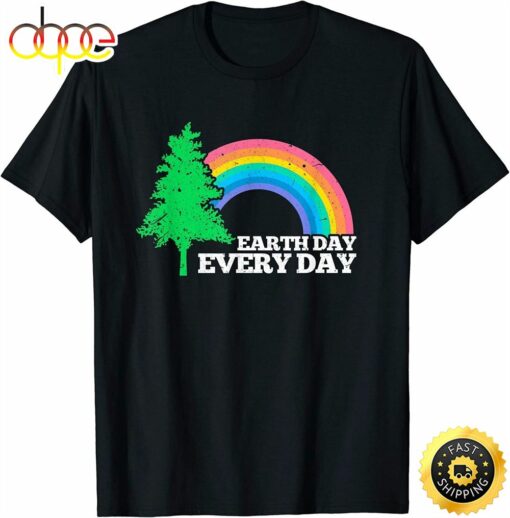 Earth Day Everyday Vintage Recycling T-Shirt