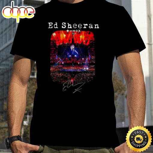 Ed Sheeran Mathematics 2023 Tour Signature  Unisex T-shirt