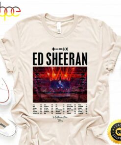 Ed Sheeran The Mathematics Tour 2023 Unisex T-shirt