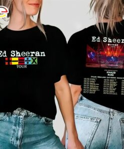 Ed Sheeran The Mathematics Tour Shirt, 2023 Ed Sheeran Concert Tee Unisex T-shirt
