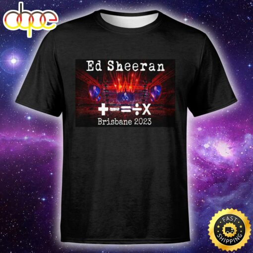 Ed Sheeran’s +–÷× Tour A Musical Journey Around The World Unisex T-shirt