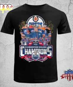 Edmonton Oilers NHL Western Conference 2024 Champions T-Shirt