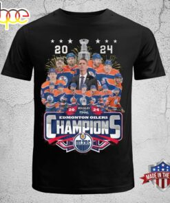 Edmonton Oilers NHL Western Conference 2024 Champions Unisex T-Shirt