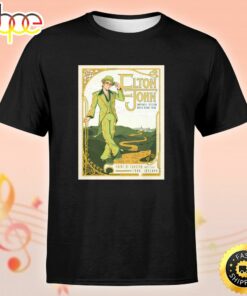 Elton John Cork Farewell Yellow Brick Road Tour Unisex Tshirt 1