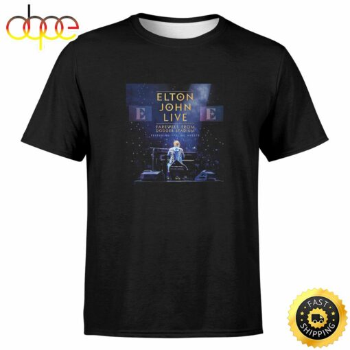 Elton John Live November 20 Farewell From Dodger Stadium Unisex T-shirt