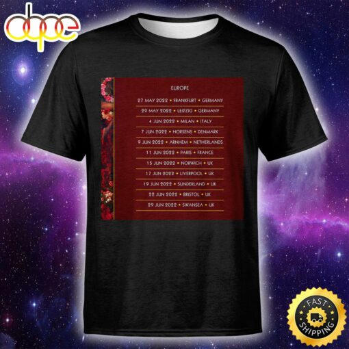 Elton John My Final Tour Dates Ever In North America And Europe Unisex Tshirt