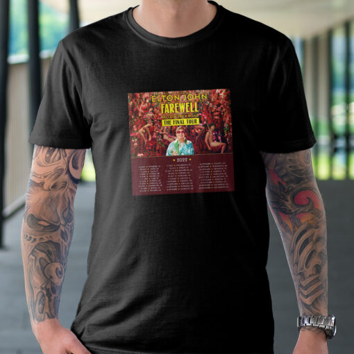 Elton John The Final Tour 2022 Farewell Yellow Brick Road Unisex Tshirt