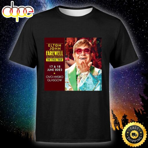 Elton John Tour 2023 Unisex T-shirt