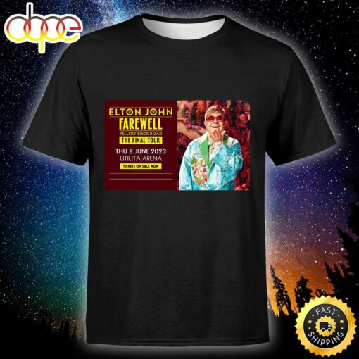 Elton John’s Final Farewell Yellow Brick Road Tour 2023 Unisex T-shirt