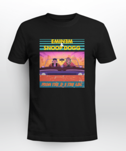 Eminem &amp Snoop Dogg From The D2 The LBC Black T shirt