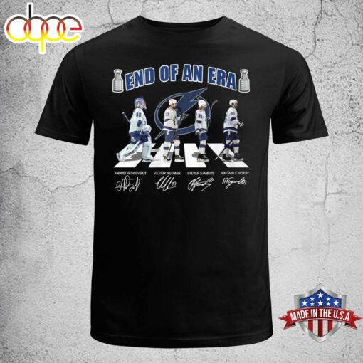 End Of An Era Tampa Bay Lightning Go On The Road Signature Unisex T-shirt