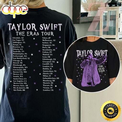 Eras Tour International Dates T-Shirt, TS Eras Tour Merch