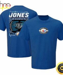 Erik Jones Checkered Flag 2023 NASCAR Cup Series Schedule Royal T-shirt