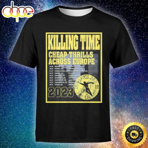 Event Killing Time July 5th 2023 Mannheim 7er Club Germany Unisex T-shirt