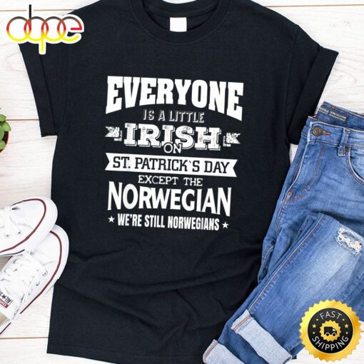 Everyone Is Little Irish On St. Patrick Day Except Norwegian T-Shirt