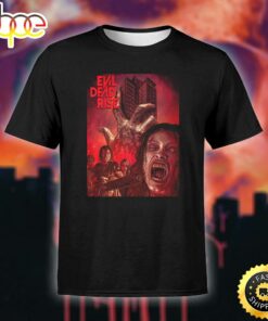 Evil Dead Rise Poster Movie Unisex Black T Shirt 1