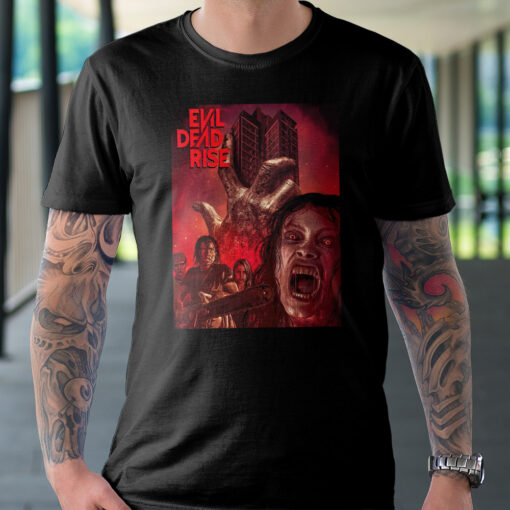 Evil Dead Rise Poster Movie Unisex Black T-Shirt