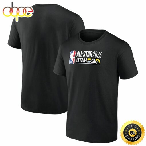 Fanatics Branded 2023 NBA All-Star Game Official Logo Black T-shirt