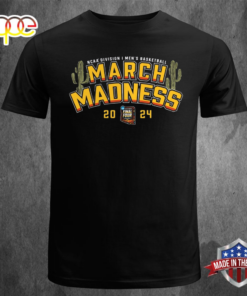 Fanatics Branded Charcoal 2024 NCAA Men’s Basketball Tournament March Madness T-shirt
