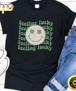 Feeling Lucky Smile Face St. Patrick Day T-Shirt