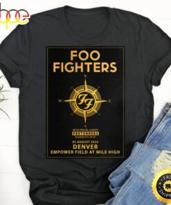 Foo Fighters Everything Or Nothing 2024 North American Stadium Tour Denver, Co Tshirt