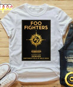 Foo Fighters Everything Or Nothing 2024 North American Stadium Tour Denver, Co Unisex Tshirt