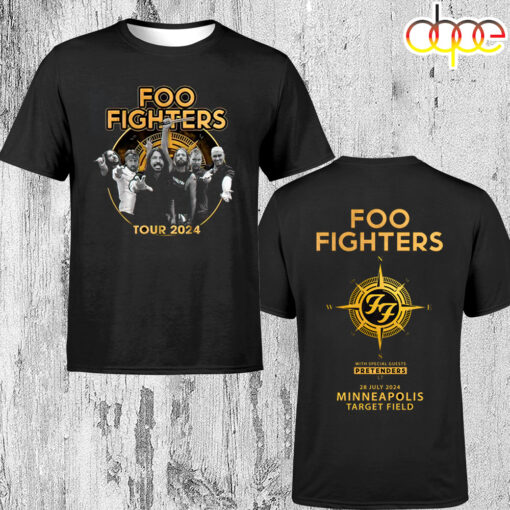 Foo Fighters Everything Or Nothing 2024 North American Tour Unisex T-Shirt