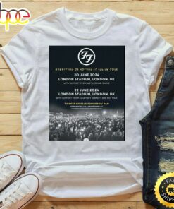 Foo Fighters Uk Tour Dates London 2024 Newspaper Advert Shirt