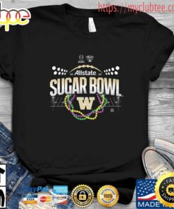 Football Playoff Semifinals Allstate Sugar Bowl 2024 Washington Huskies Champions Logo Shirt