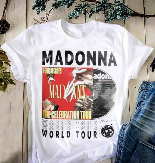 Four Decades Madonna The Celebration Tour T-Shirt