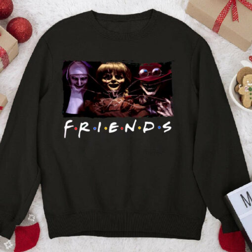 Friends Valak Annabelle The Crooked Man Conjuring Halloween Sweatshirt