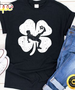 Fun Irish Soccer Shamrocks Costume St Patrick’s Day T-Shirt