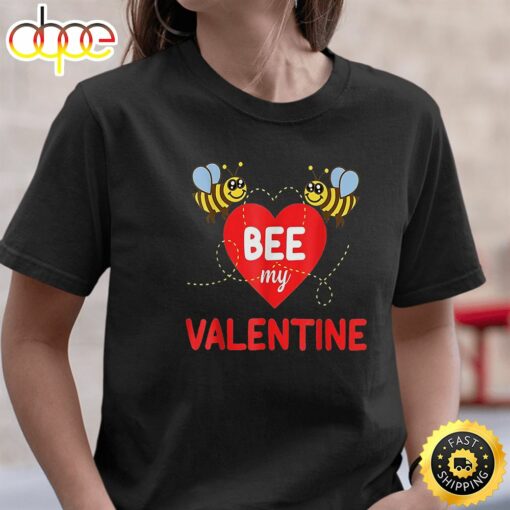 Funny Bee My Valentine Valentines Day Beekeeper T-Shirt