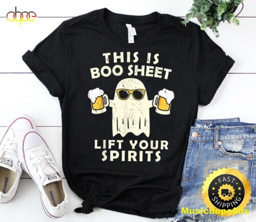 Funny Halloween Shirts for Men and Women – This Is Boo Sheet T-Shirt