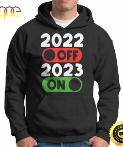 Funny Happy New Year 2023 On 2022 Off New Years Eve Party Unisex Basic T-shirt