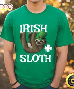 Funny St Patricks Day Sloth Shirt Irish Sloth T-Shirt Kids