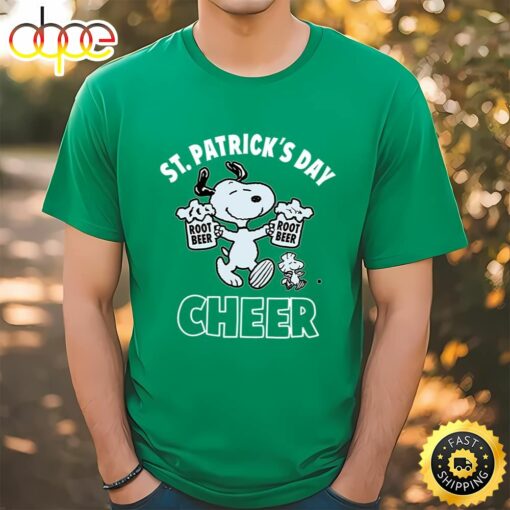 Funny Woodstock And Snoopy St Patricks Day Shirts St Patricks Day