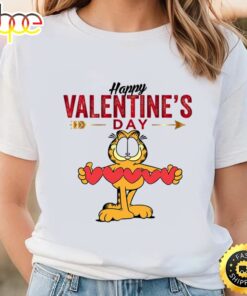 Garfield Cartoon Character Happy Valentine’s T-shirt