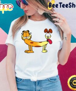 Garfield Movie Funny Catdog Cartoon Cute Odie Catdog Mashup Trending Unisex T-Shirt