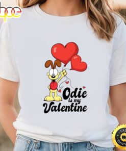 Garfield Odie Is My Valentine T-shirt