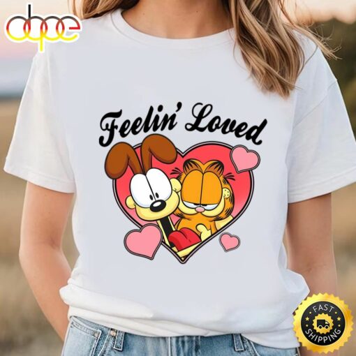 Garfield Valentine’s Day Feelin Loved T-Shirt