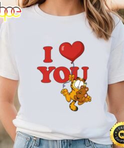 Garfield Valentine’s Day Garfield I Love You T-Shirt