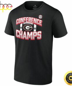 Georgia Bulldogs 2022 SEC Football Conference Champions Icon Bold T-Shirt