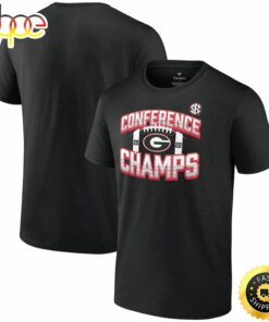 Georgia Bulldogs 2022 SEC Football Conference Champions Icon Bold T-Shirt