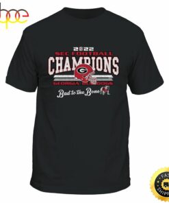 Georgia Bulldogs 2022 Sec Football Conference Champions Stripes T-shirt