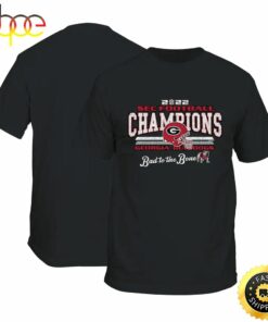 Georgia Bulldogs 2022 Sec Football Conference Champions Stripes T-shirt