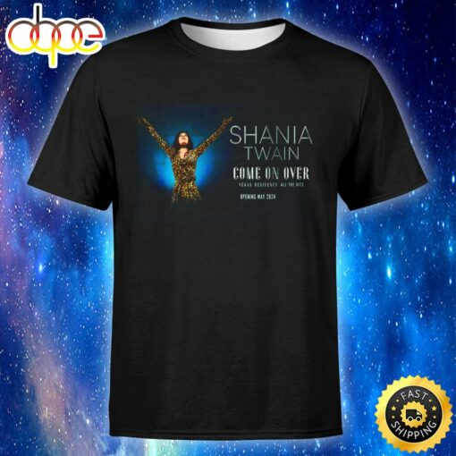 Get Presale Tickets To Shania Twain’s Las Vegas Residency 2024 Unisex T-shirt