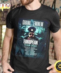 Ghana Eminem Europe Tour 2023 Unisex T-shirt