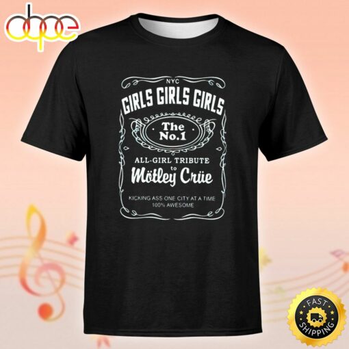 Girl Girl Girl The No 1 Motley Crue Letra Traducida Vintage Unisex Tshirt